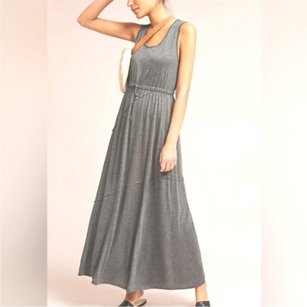 DOLAN Gray Sleeveless Jersey Maxi Dress Size XS